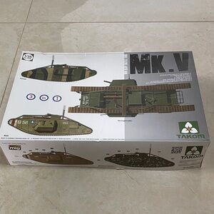 Takom MK.V WWI Heavy Battle Tank Model Kit Unbuilt 1/35 New Open Box